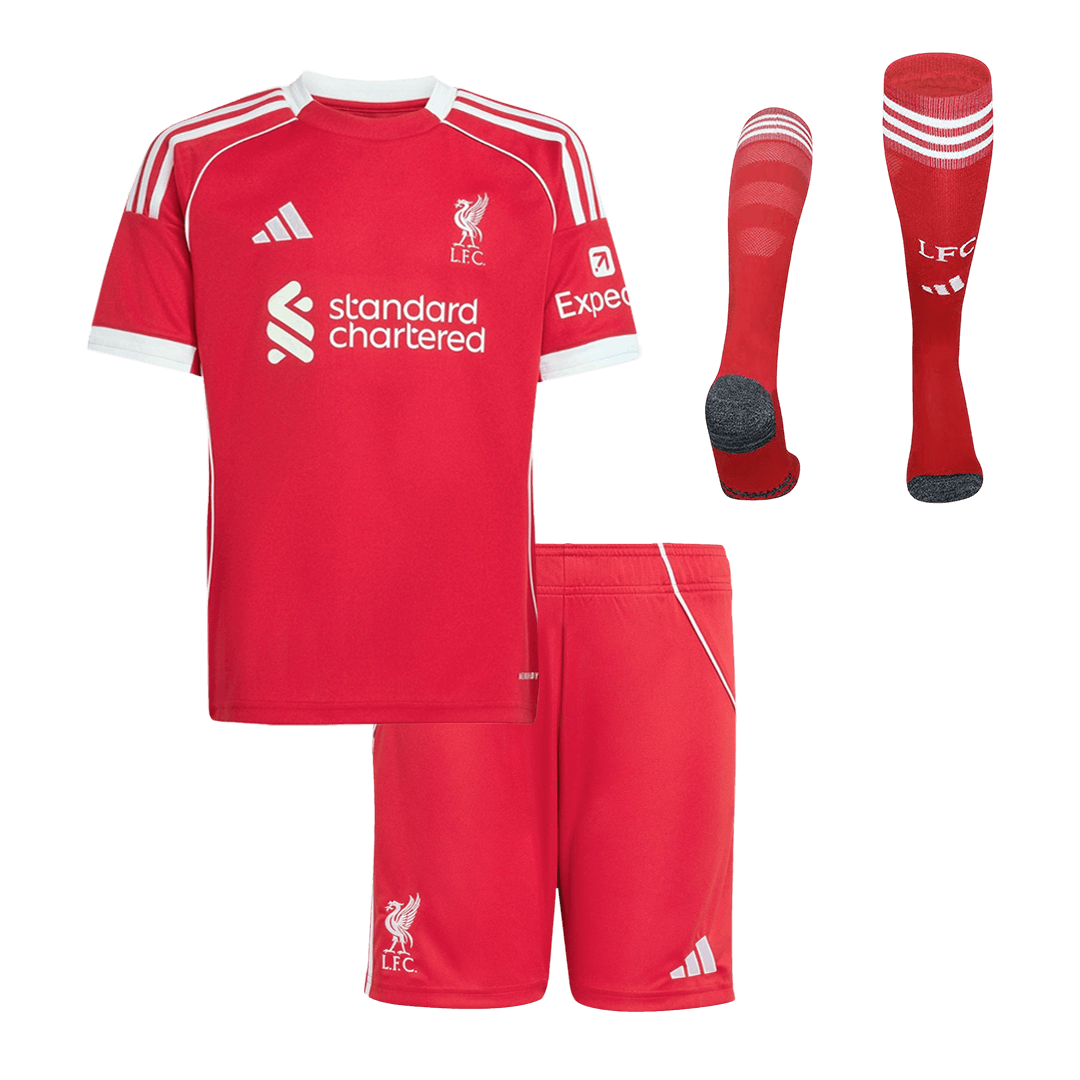 Liverpool Kinder Heimtrikot 3-teilig Set 2025/26