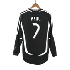 Real Madrid Retro Auswärtstrikot Langarm 2006/07 RAUL #7