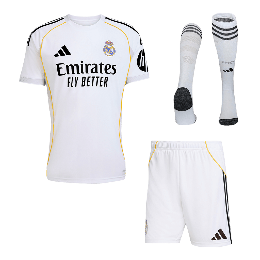 Real Madrid Herren Heimtrikot Fan Version 3-teilig 2025/26