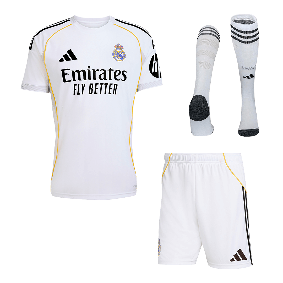 Real Madrid Herren Heimtrikot Fan Version 3-teilig 2025/26