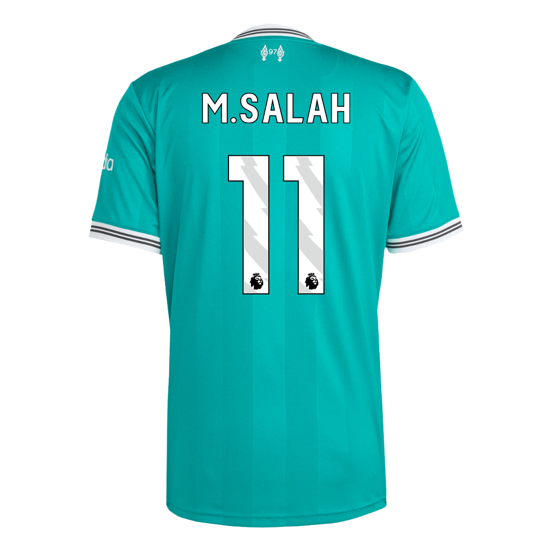 M.SALAH #11 Herren Liverpool Drittes Auswärtsspiel Fußballtrikot 2025/26