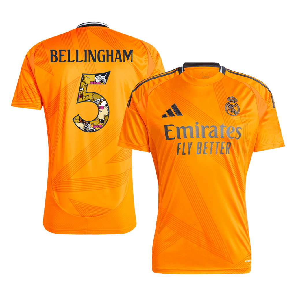 Real Madrid Auswärtstrikot 2024/25 Fan-Version BELLINGHAM #5