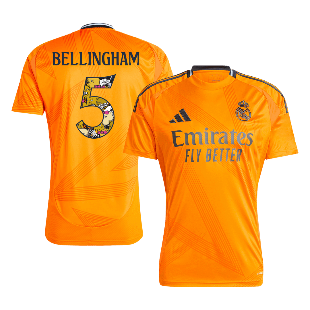 Real Madrid Auswärtstrikot 2024/25 Fan-Version BELLINGHAM #5