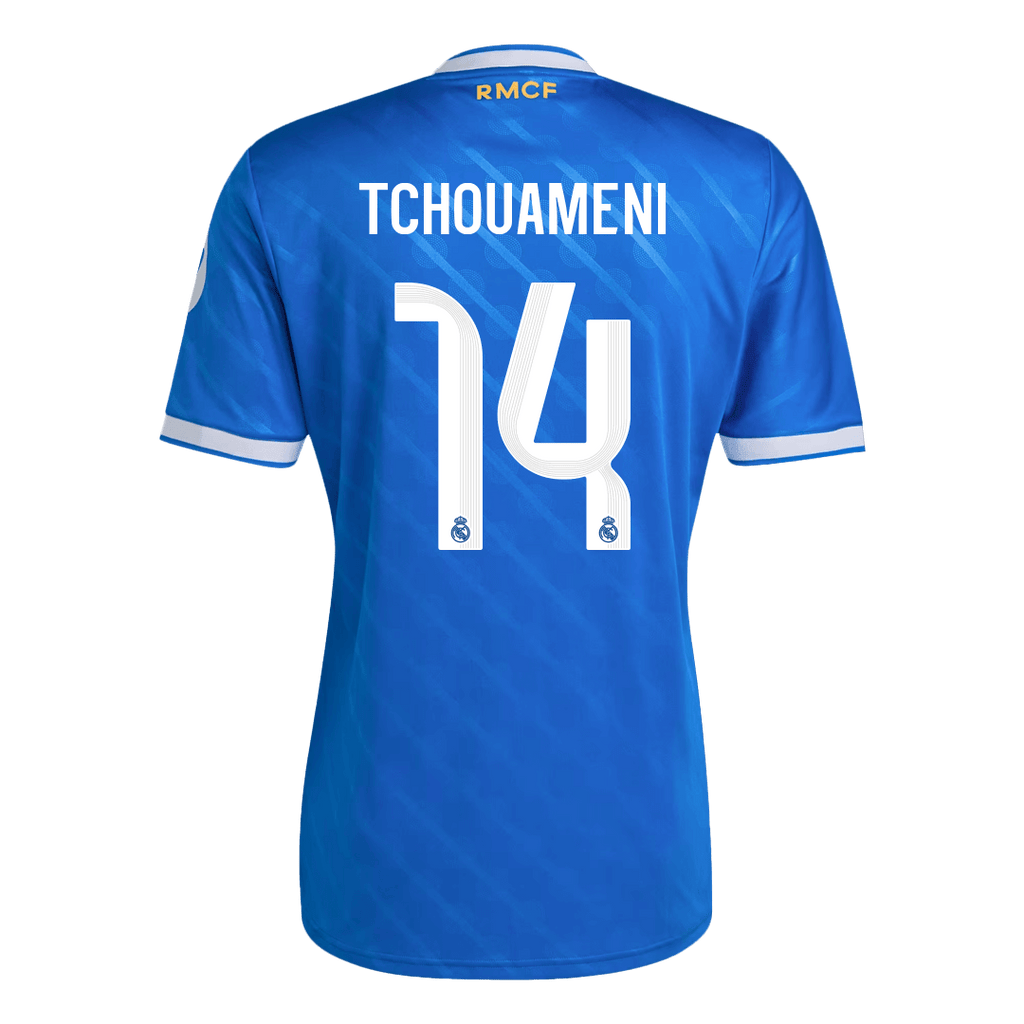Real Madrid Ausweichtrikot 2025/26 Fan-Version TCHOUAMENI #14