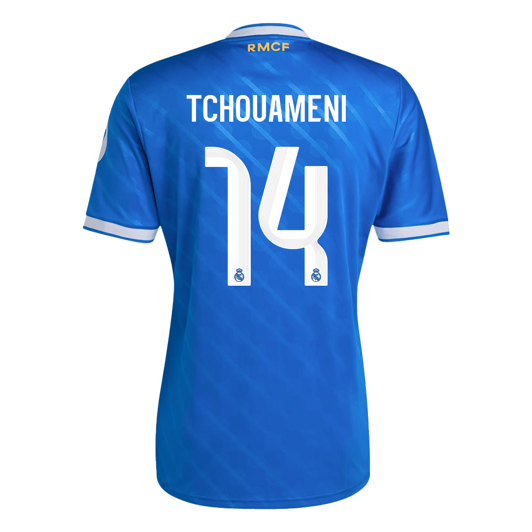 Real Madrid Ausweichtrikot 2025/26 Fan-Version TCHOUAMENI #14