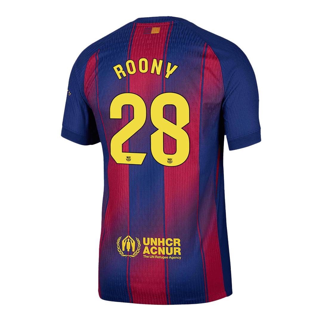 Barcelona Heimtrikot 2025/26 Spieler-Version ROONY #28