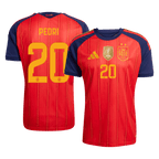 Spain Heimtrikot 2026 Fan-Version PEDRI #20