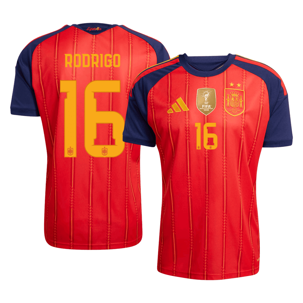 Spain Heimtrikot 2026 Spieler-Version RODRIGO #16