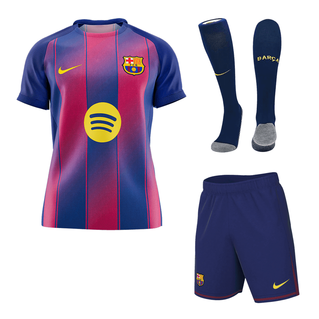 Barcelona Herren Heimtrikot Fan Version 3-teilig 2025/26