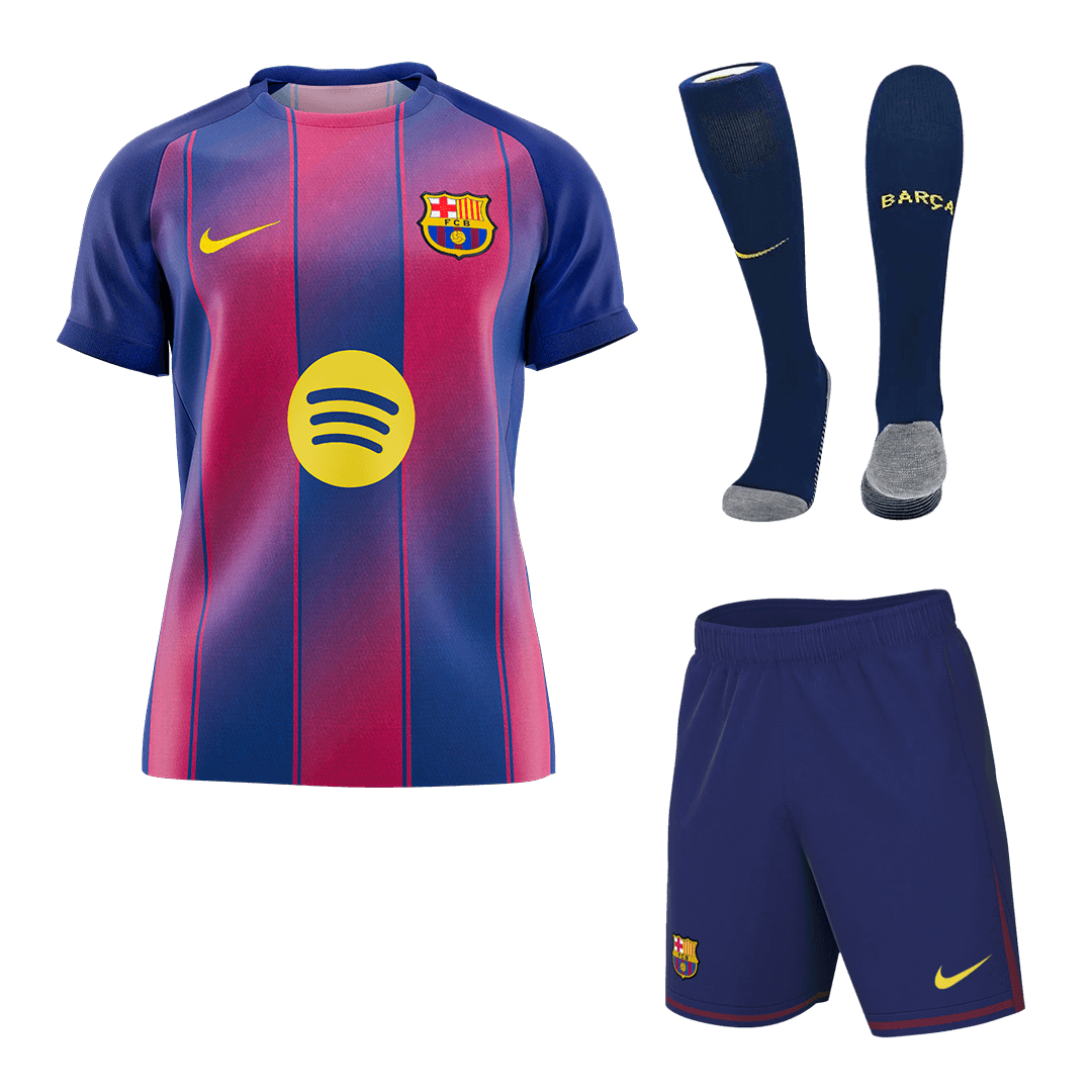 Barcelona Herren Heimtrikot Fan Version 3-teilig 2025/26