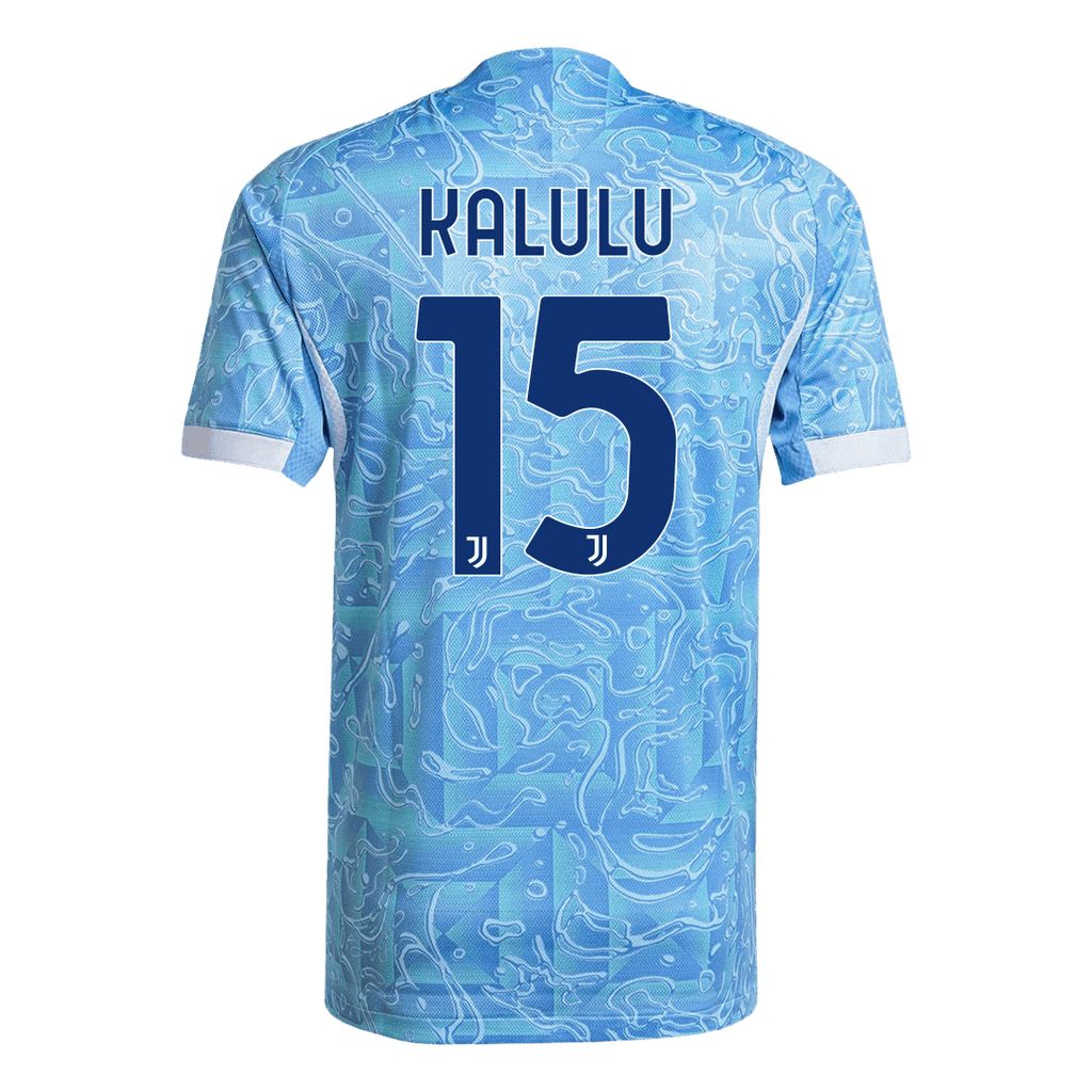 Juventus Auswärtstrikot 2025/26 Spieler-Version KALULU #15