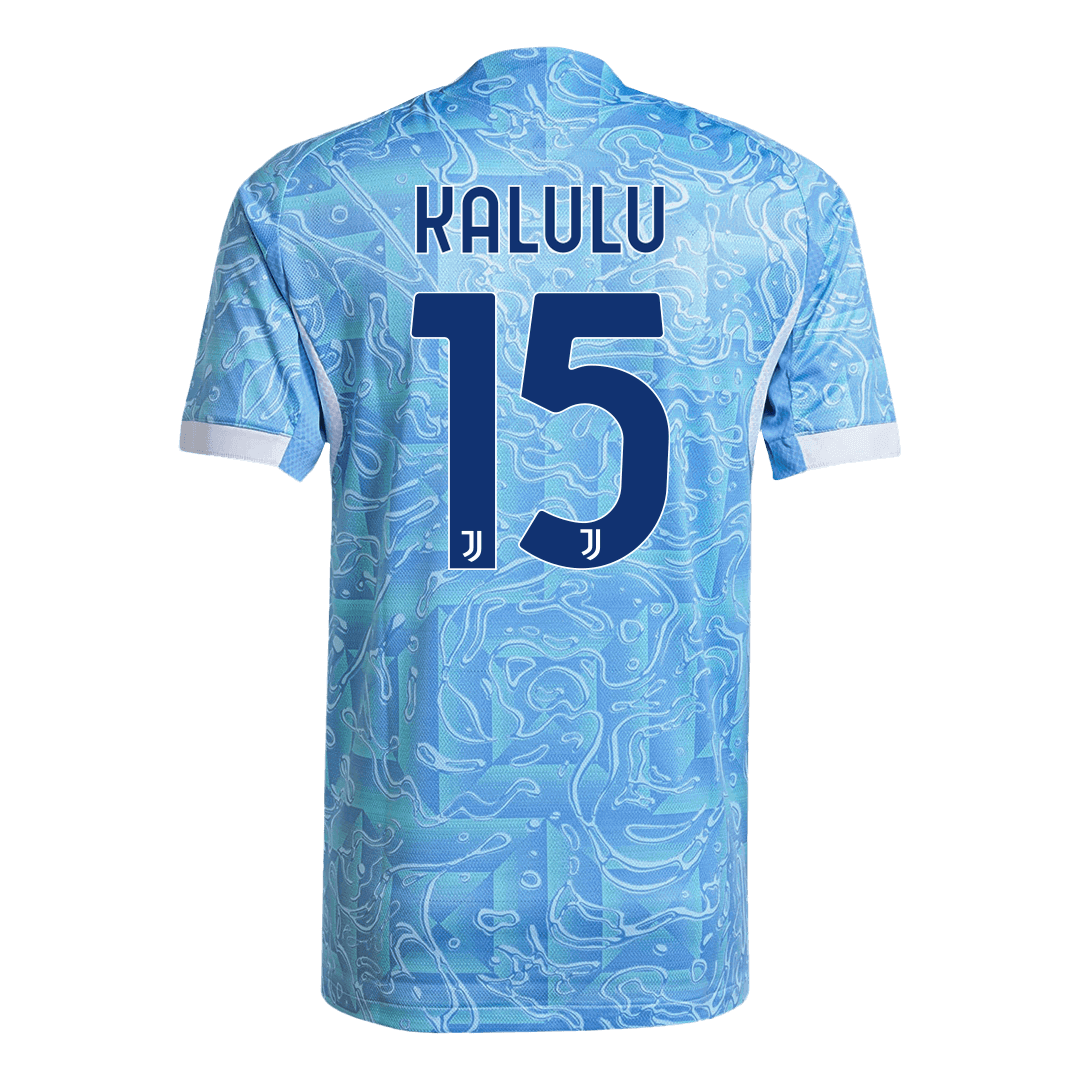 Juventus Auswärtstrikot 2025/26 Spieler-Version KALULU #15