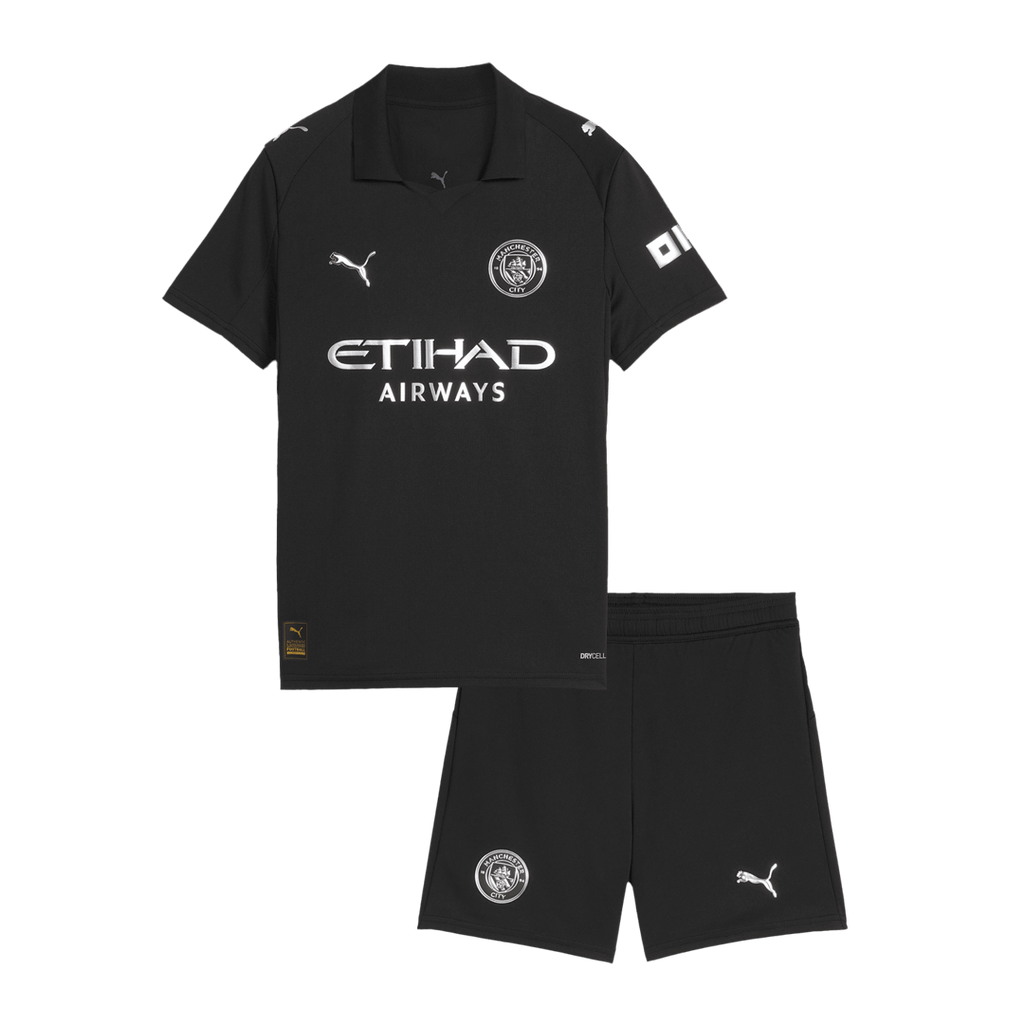 Manchester City Kinder Auswärtstrikot 2-teilig Set 2025/26