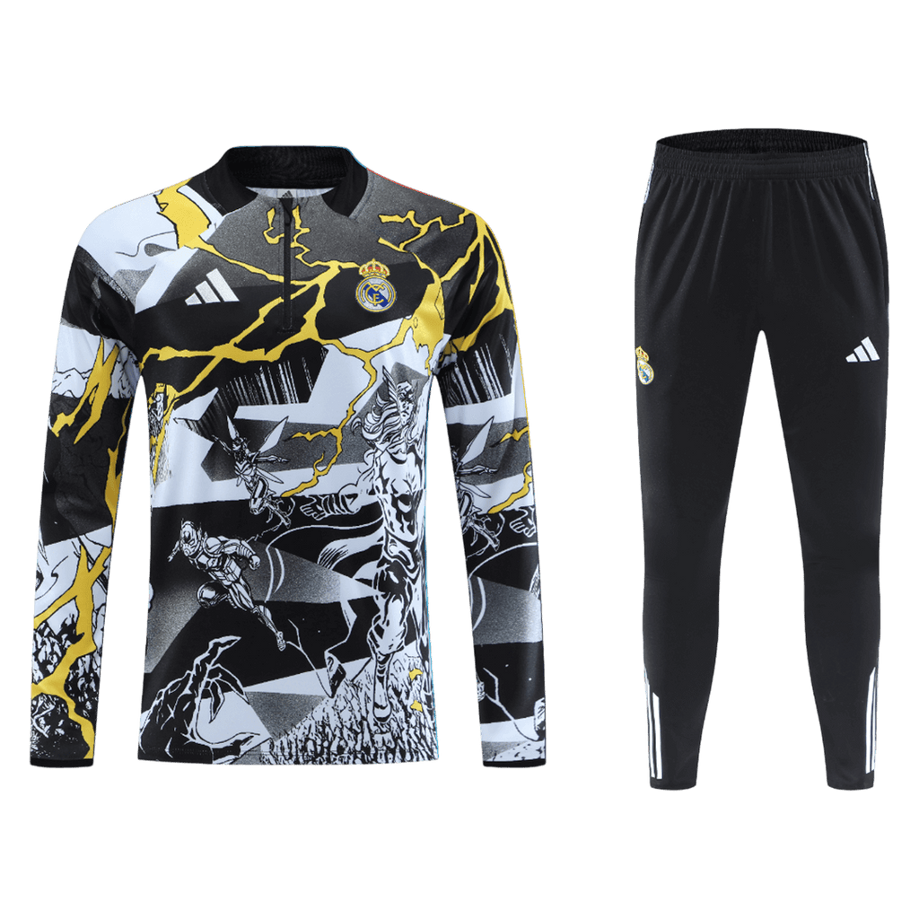 Real Madrid Trainingsjacke Set 2025/26 Schwarz