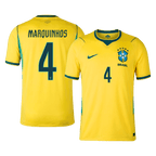 Brazil Heimtrikot 2026 Fan-Version MARQUINHOS #4