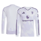Manchester United Auswärtstrikot Langarm 2025/26 Fan-Version