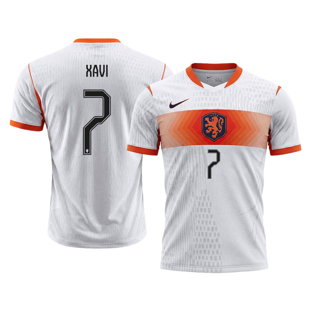 Netherlands Auswärtstrikot 2026 Spieler-Version XAVI #7