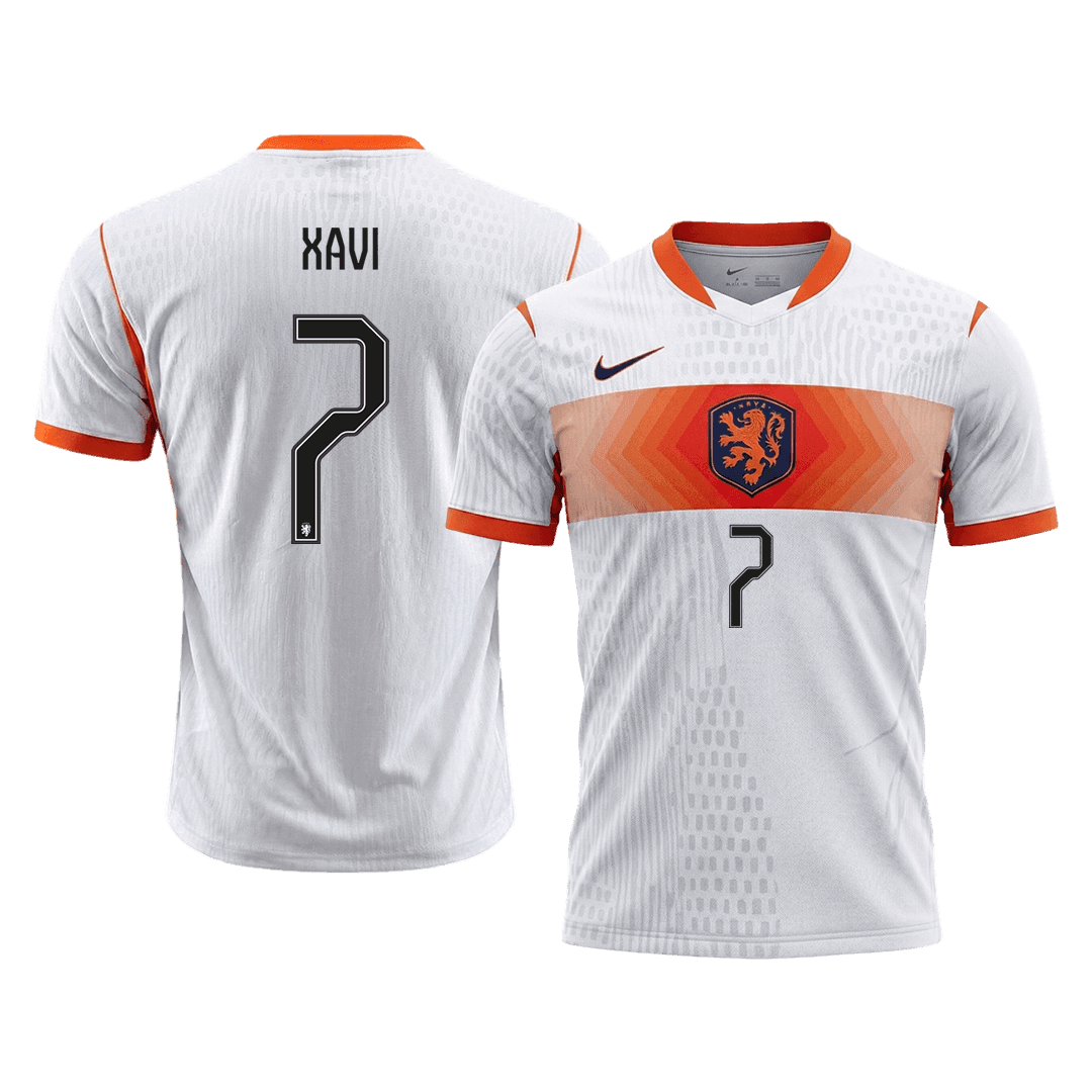 Netherlands Auswärtstrikot 2026 Spieler-Version XAVI #7