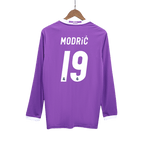 Real Madrid Retro Auswärtstrikot Langarm 2016/17 MODRIĆ #19