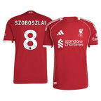 Liverpool Heimtrikot 2025/26 Spieler-Version SZOBOSZLAI #8