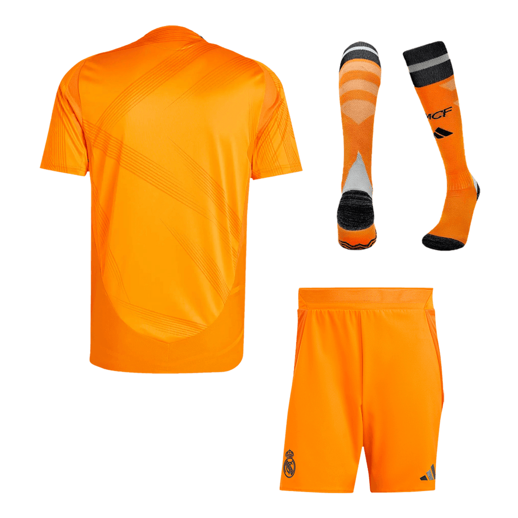 Real Madrid Herren Auswärtstrikot Spieler-Version 3-teilig 2024/25