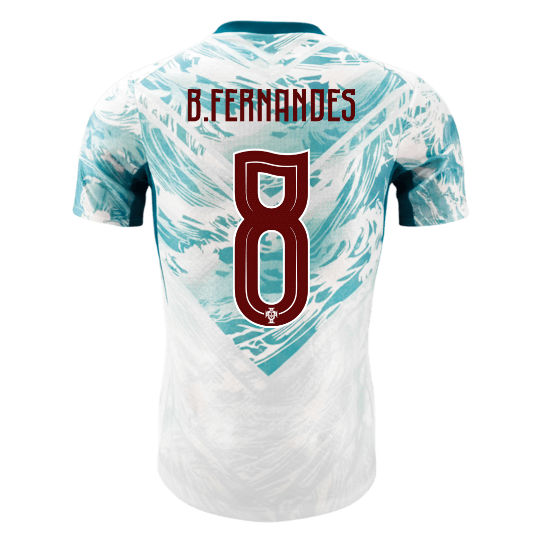Portugal Auswärtstrikot 2026 Spieler-Version B.FERNANDES #8