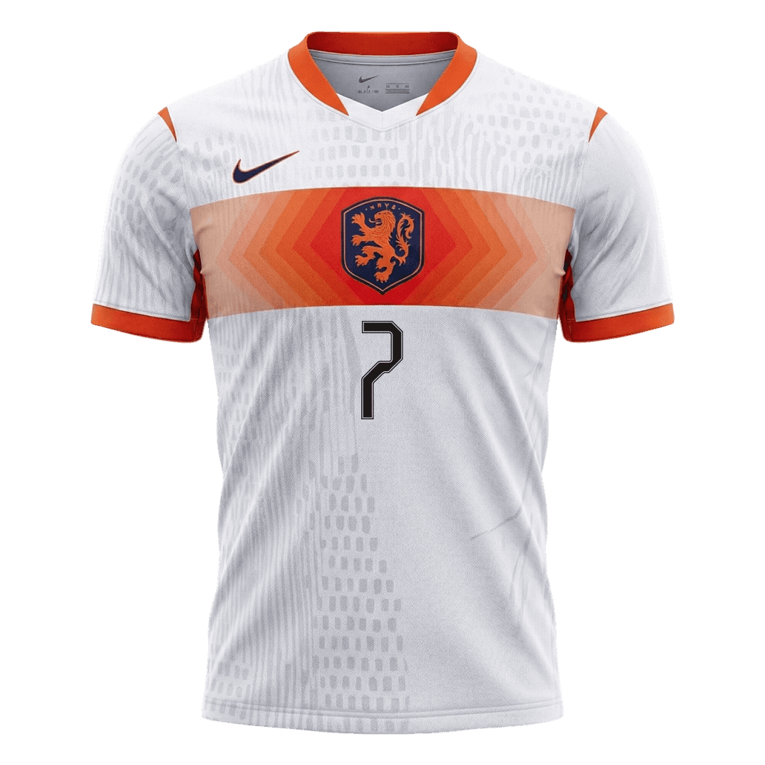 Netherlands Auswärtstrikot 2026 Spieler-Version XAVI #7