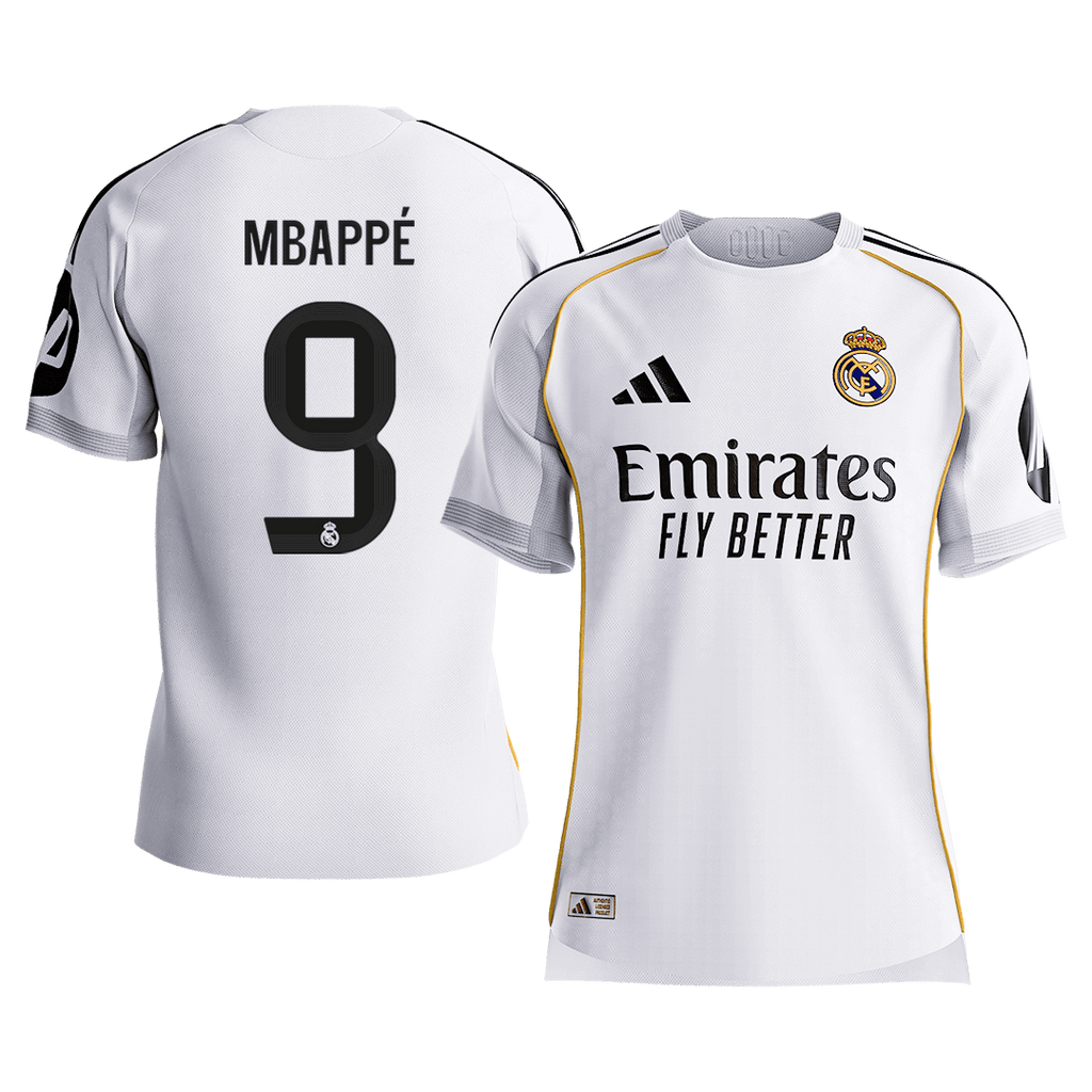 Real Madrid Heimtrikot 2025/26 Spieler-Version MBAPPÉ #9