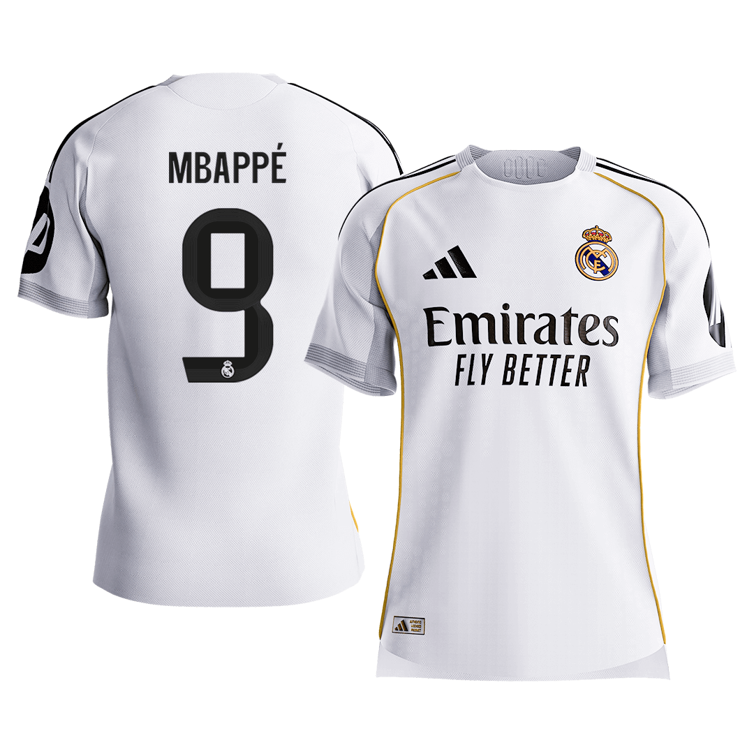 Real Madrid Heimtrikot 2025/26 Spieler-Version MBAPPÉ #9