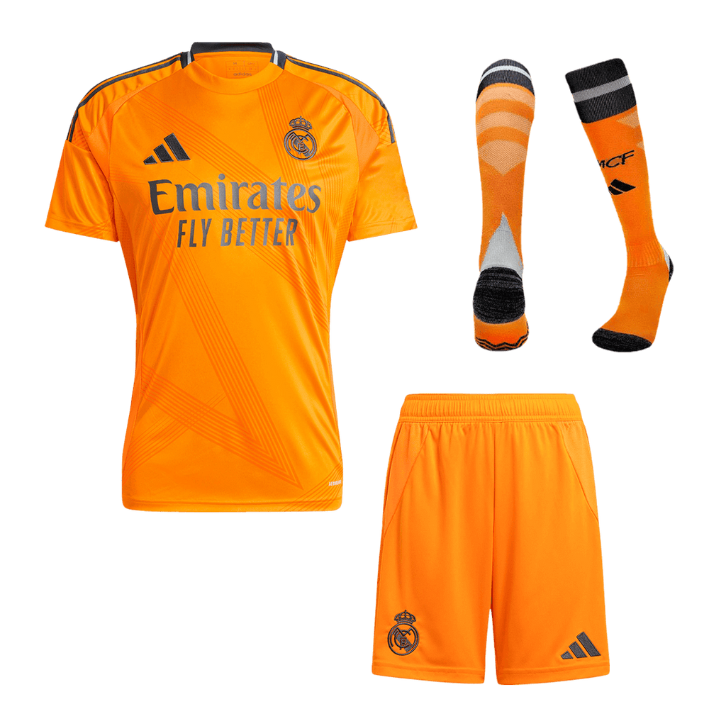 Real Madrid Herren Auswärtstrikot Fan Version 3-teilig 2024/25