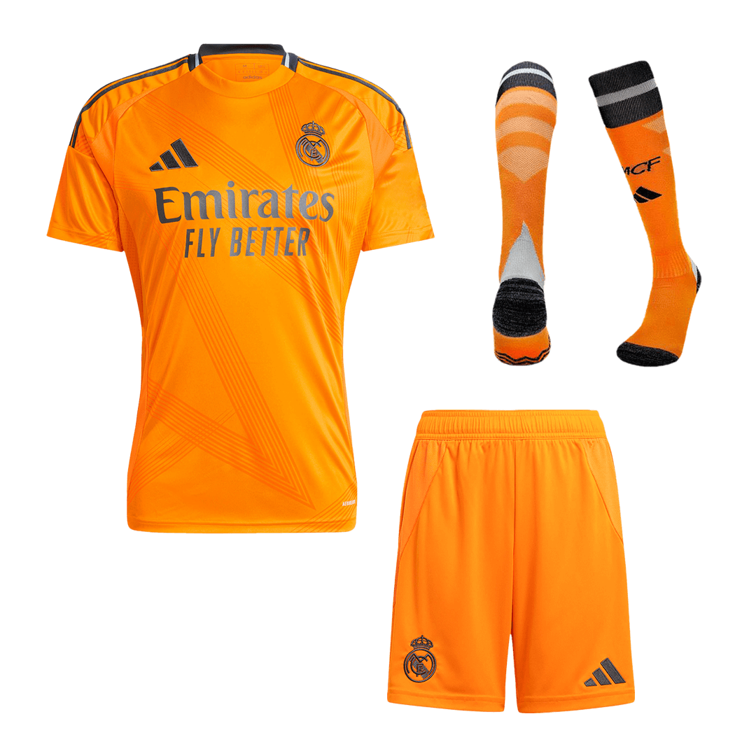 Real Madrid Herren Auswärtstrikot Fan Version 3-teilig 2024/25