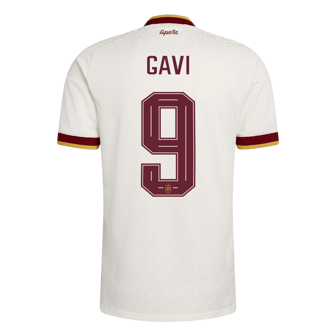 Spain Auswärtstrikot 2026 Spieler-Version GAVI #9