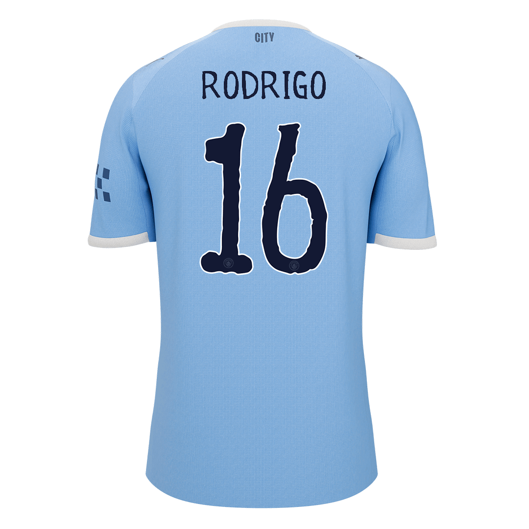 Manchester City Heimtrikot 2025/26 Fan-Version RODRIGO #16 Klub-WM