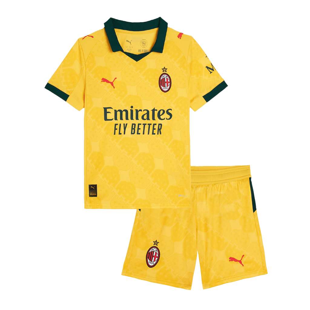 AC Milan Kinder Ausweichtrikot 2-teilig Set 2025/26