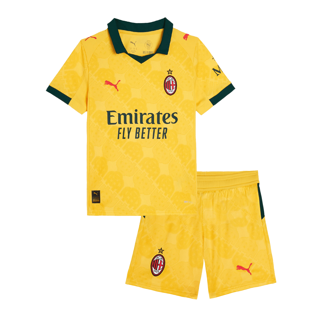 AC Milan Kinder Ausweichtrikot 2-teilig Set 2025/26