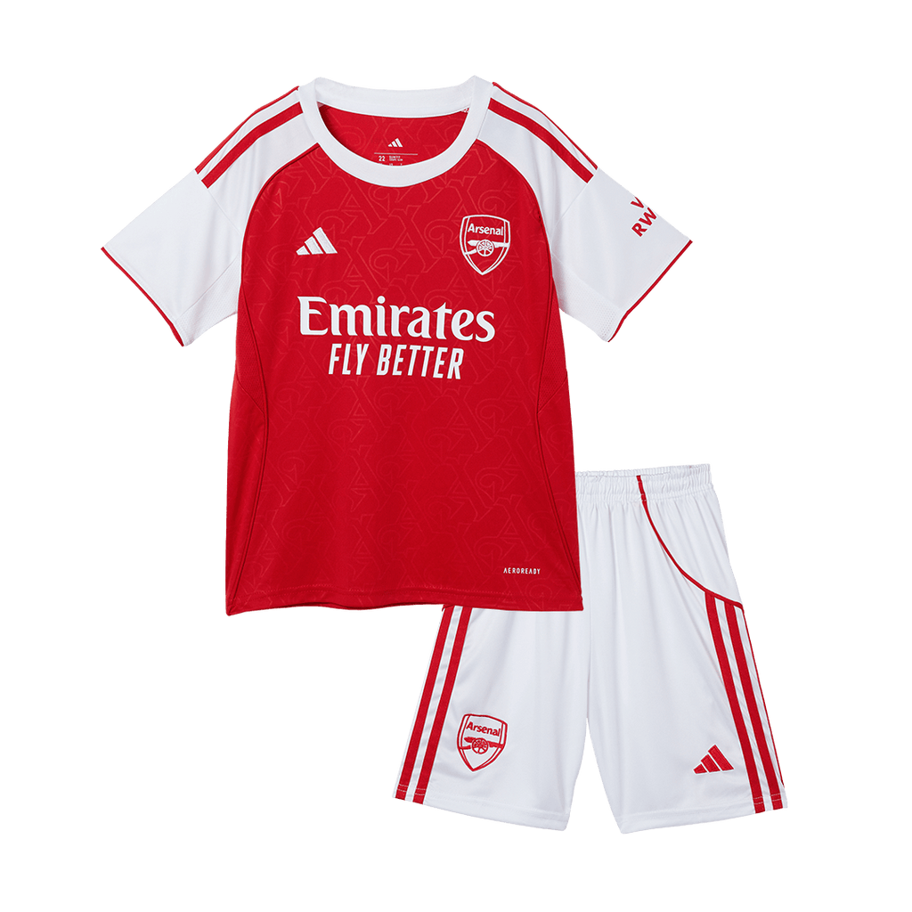 Arsenal Kinder Heimtrikot 2-teilig Set 2025/26