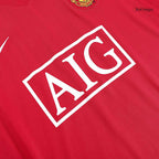 Manchester United Retro Heimtrikot Langarm 2007/08
