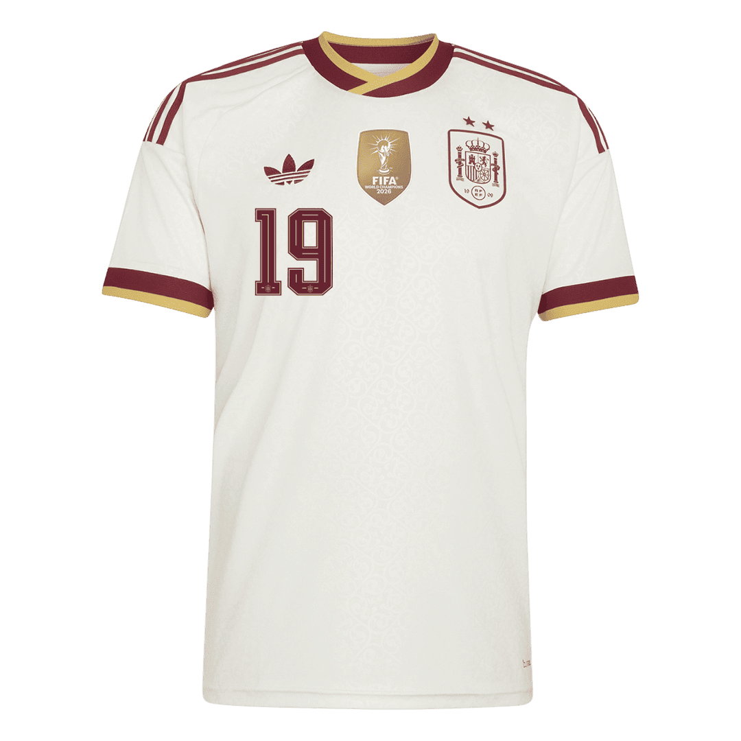 Spain Auswärtstrikot 2026 Fan-Version LAMINE YAMAL #19