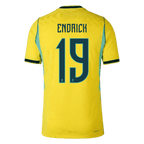 Brazil Heimtrikot 2026 Spieler-Version ENDRICK #19