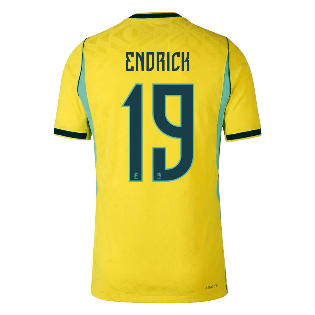 Brazil Heimtrikot 2026 Spieler-Version ENDRICK #19