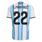Argentinien Heimtrikot 2026 Fan-Version L.MARTÍNEZ #22