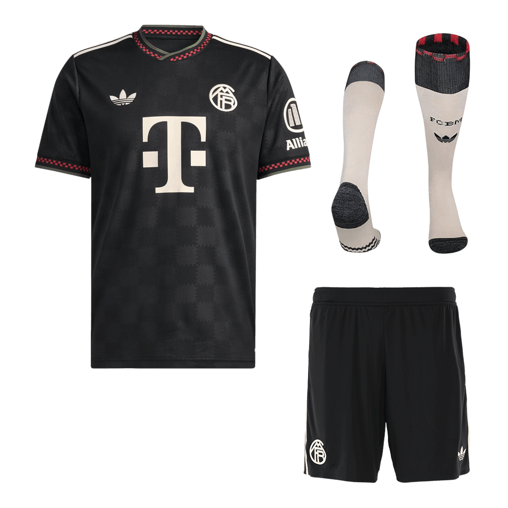 Bayern München Herren Ausweichtrikot Fan Version 3-teilig 2025/26
