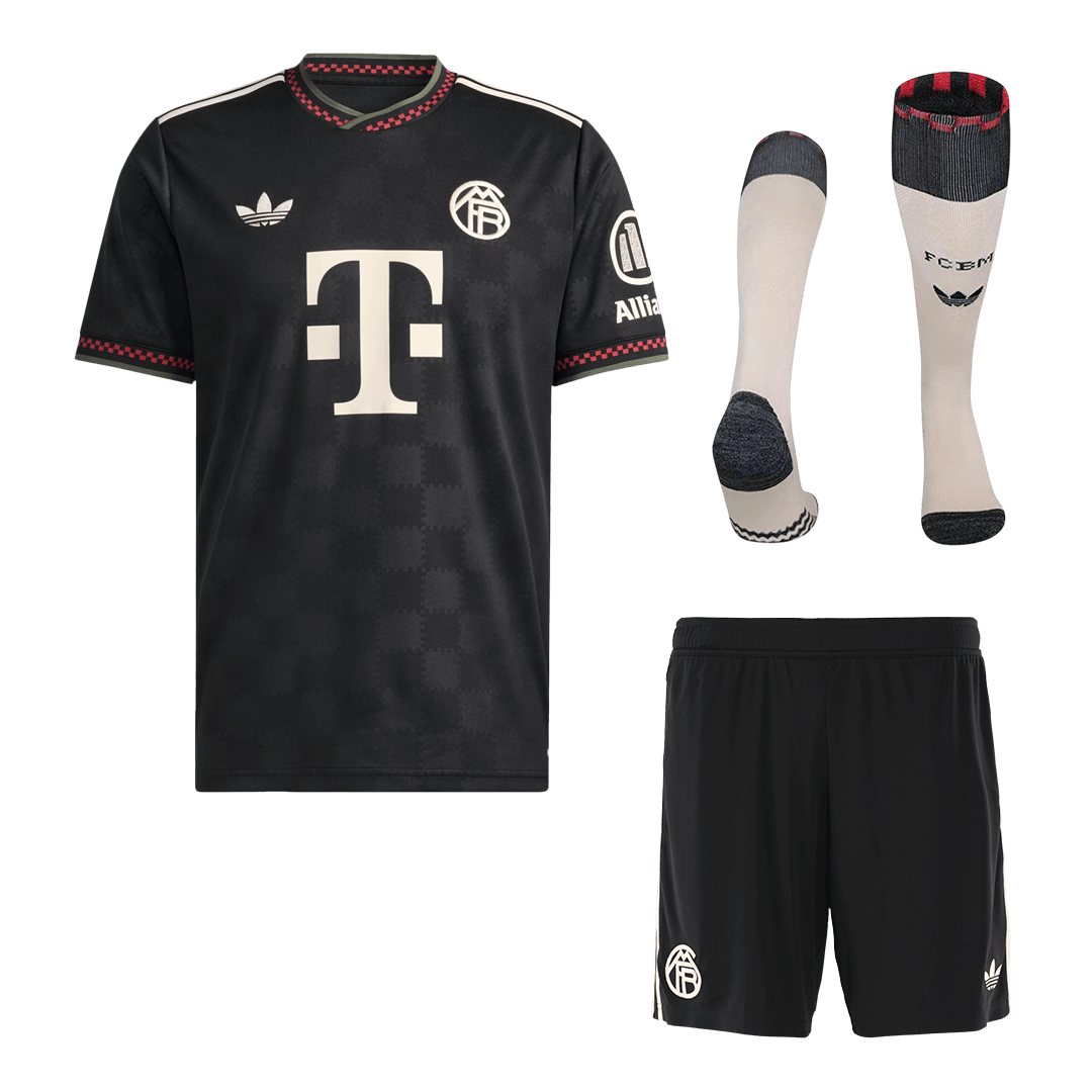 Bayern München Herren Ausweichtrikot Fan Version 3-teilig 2025/26