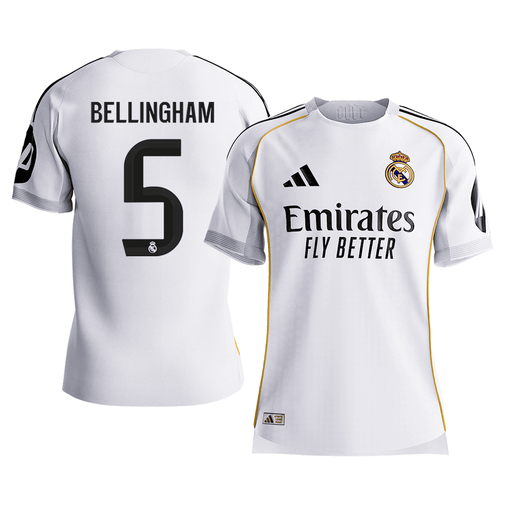 Real Madrid Heimtrikot 2025/26 Spieler-Version BELLINGHAM #5