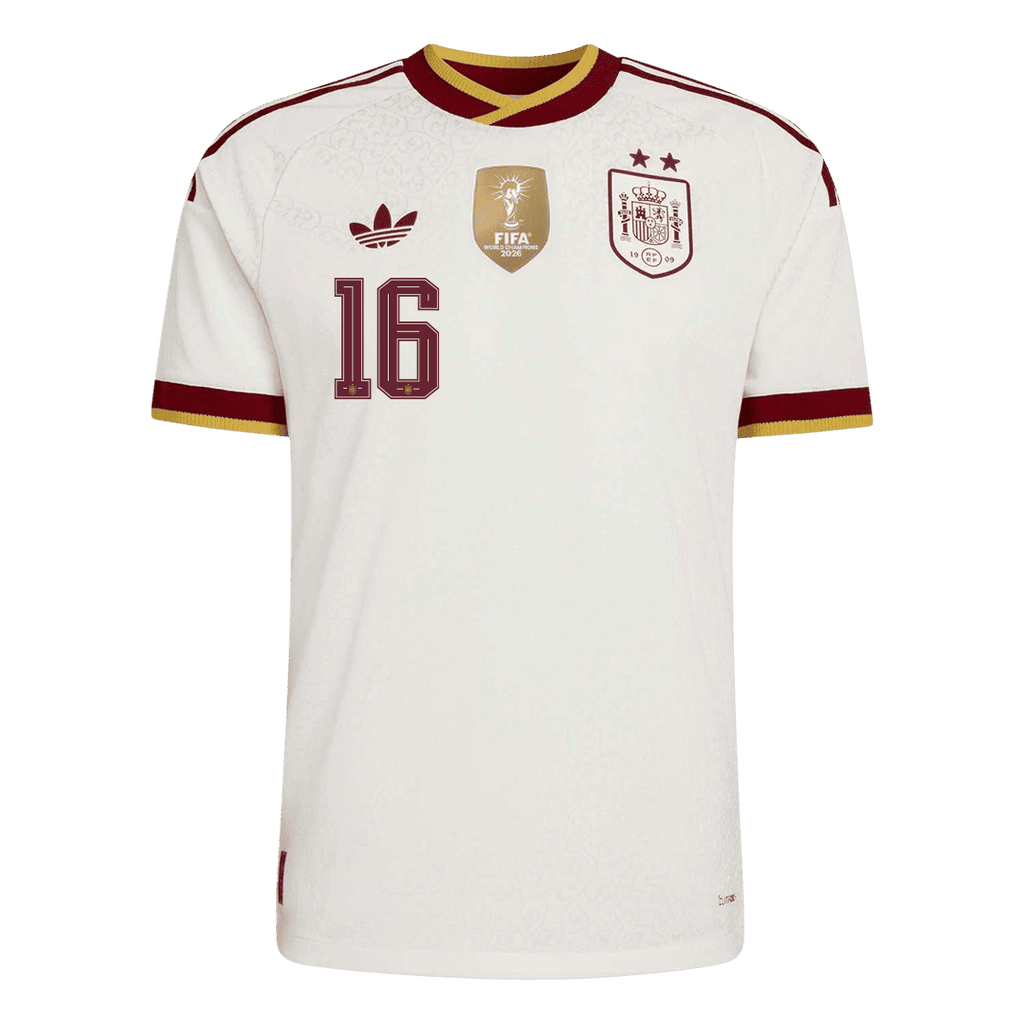 Spain Auswärtstrikot 2026 Spieler-Version RODRIGO #16