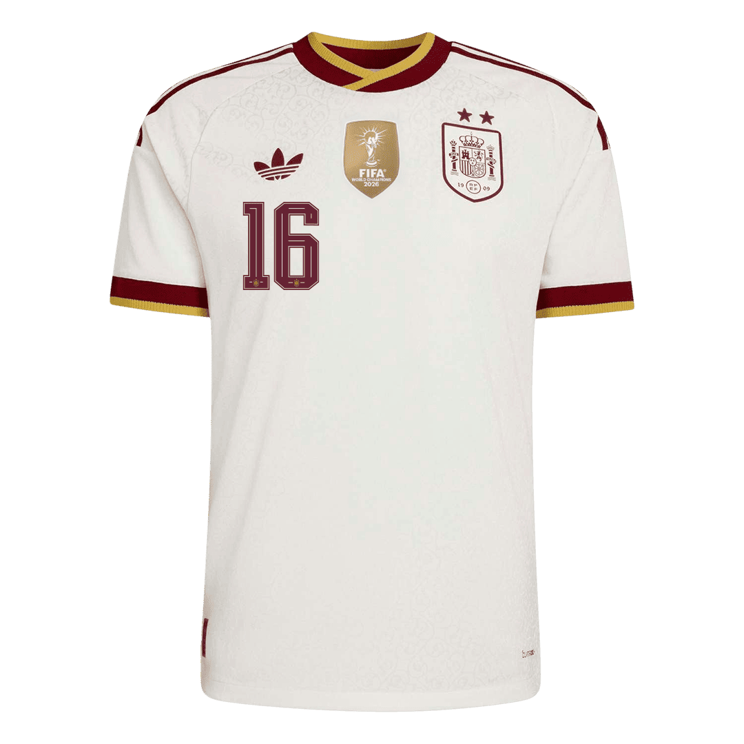 Spain Auswärtstrikot 2026 Spieler-Version RODRIGO #16