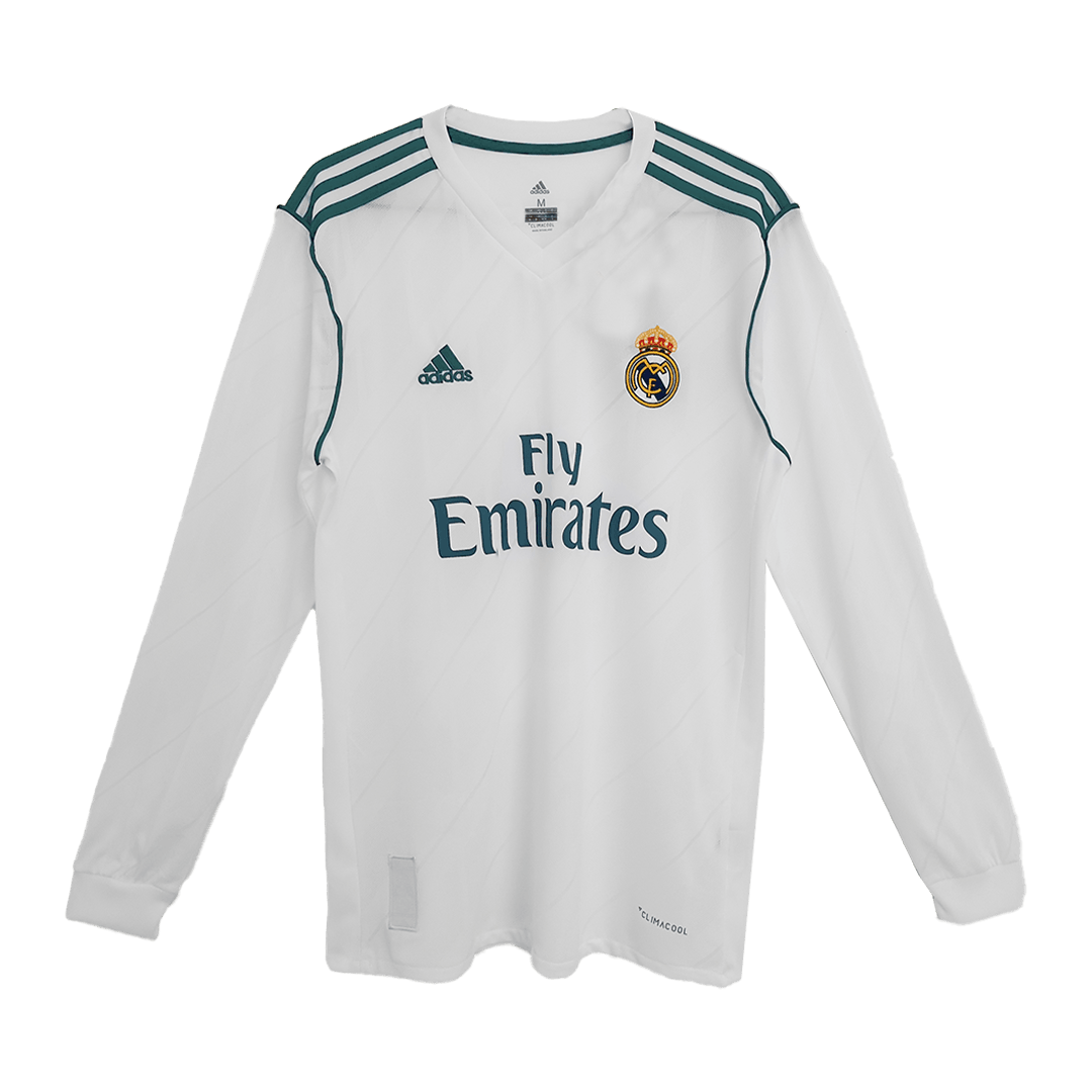 Real Madrid Retro Heimtrikot Langarm 2017/18 RONALDO #7