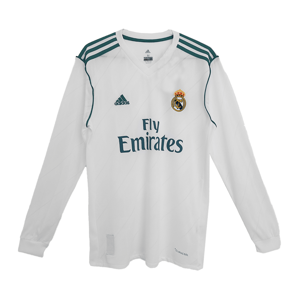 Real Madrid Retro Heimtrikot Langarm 2017/18 KROOS #8
