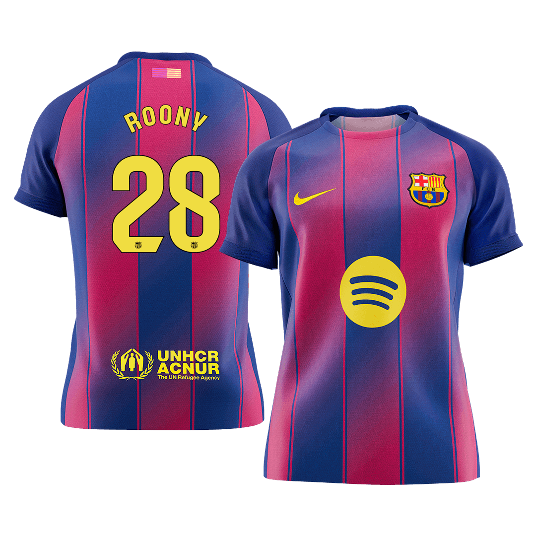 Barcelona Heimtrikot 2025/26 Fan-Version ROONY #28