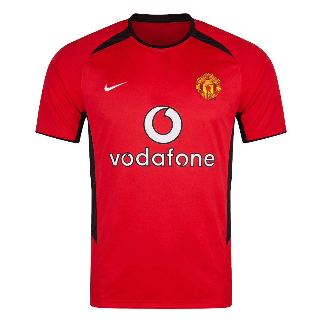 Manchester United Retro Heimtrikot 2002/04
